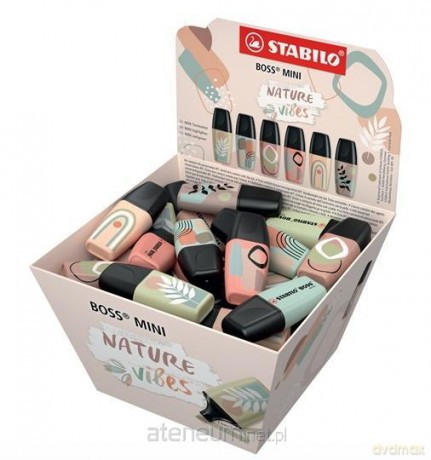 Zakreślacz Boss mini Nature vibes (50szt)