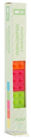 Zakreślacze blocks 5 kolorów fluo