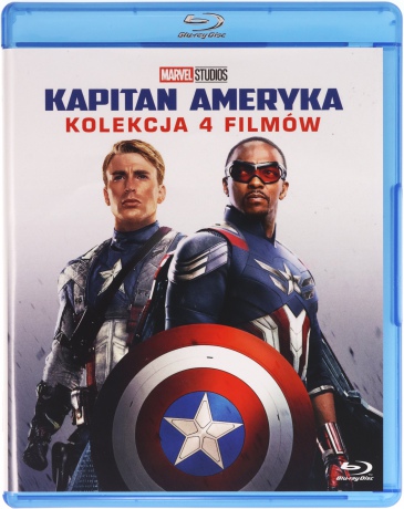 Kapitan Ameryka 1-4 [4xBlu-Ray]