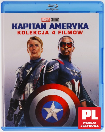Kapitan Ameryka 1-4 [4xBlu-Ray]