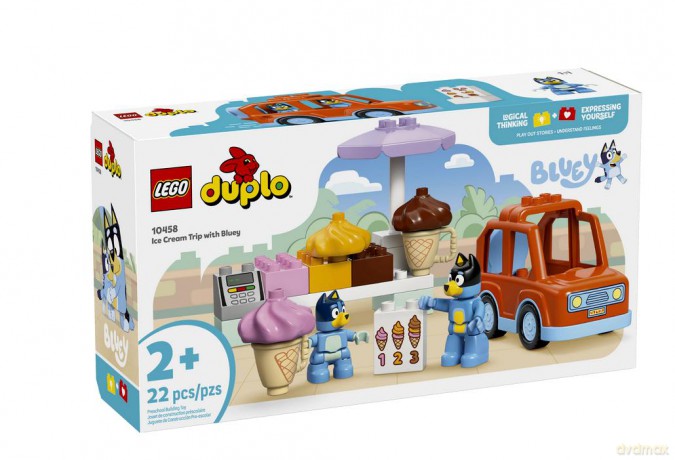 LEGO Bluey Wyprawa Po Lody Z Blue (10458) [KLOCKI]
