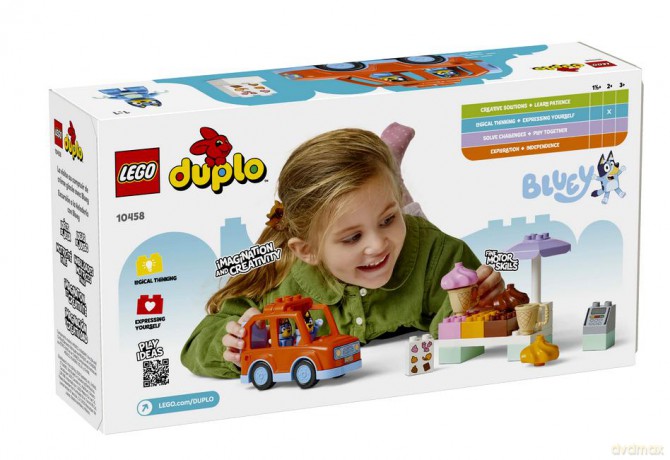 LEGO Bluey Wyprawa Po Lody Z Blue (10458) [KLOCKI]