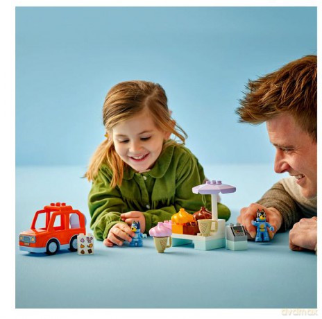 LEGO Bluey Wyprawa Po Lody Z Blue (10458) [KLOCKI]