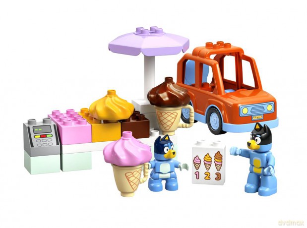 LEGO Bluey Wyprawa Po Lody Z Blue (10458) [KLOCKI]
