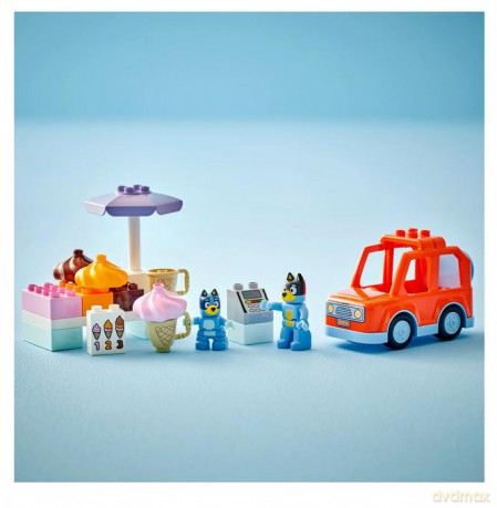 LEGO Bluey Wyprawa Po Lody Z Blue (10458) [KLOCKI]