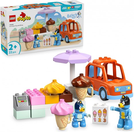 LEGO Bluey Wyprawa Po Lody Z Blue (10458) [KLOCKI]