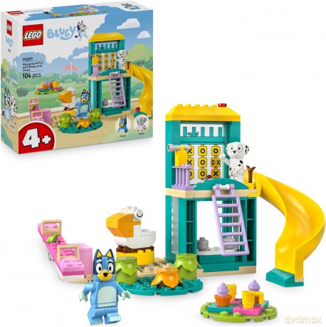 LEGO Bluey Blue i Łatko Na Placu Zabaw (11201) [KLOCKI]