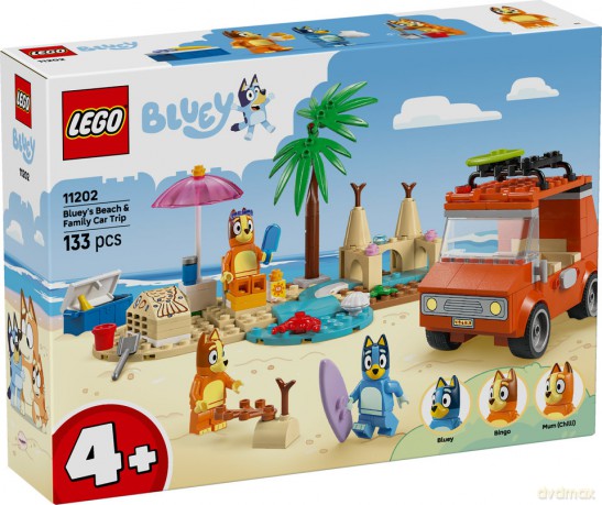 LEGO Bluey Blue i Rodzinna Wycieczka Samochodem (11202) [KLOCKI]