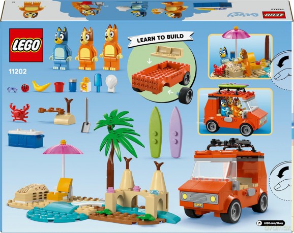 LEGO Bluey Blue i Rodzinna Wycieczka Samochodem (11202) [KLOCKI]
