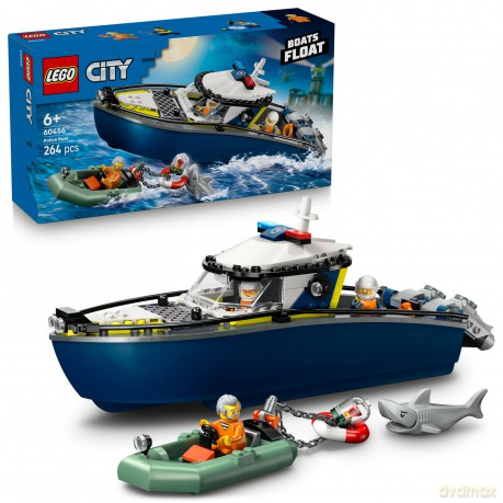 LEGO City Pościg łodzią policyjną (60456) [KLOCKI]