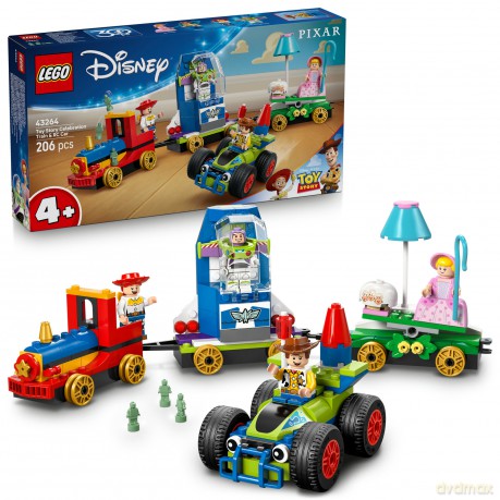 LEGO Disney Toy Story Świąteczny pociąg i samochód (43264) [KLOCKI]
