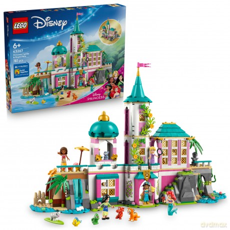 LEGO Disney Zamek księżniczek i królewskie zwierzaki (43267) [KLOCKI]