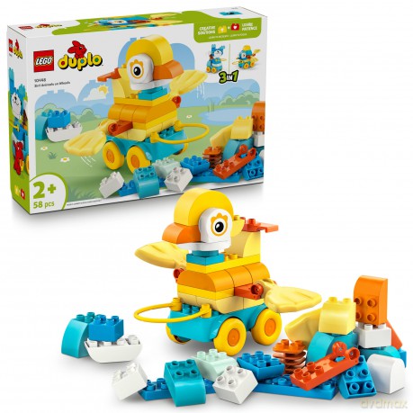 LEGO DUPLO 3w1 Zwierzątka na kółkach (10448) [KLOCKI]