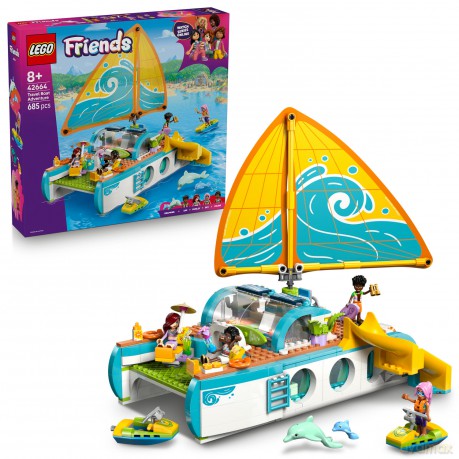 LEGO Friends Przygoda na łodzi (42664) [KLOCKI]
