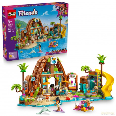 LEGO Friends Rodzinne wakacje na plaży (42673) [KLOCKI]