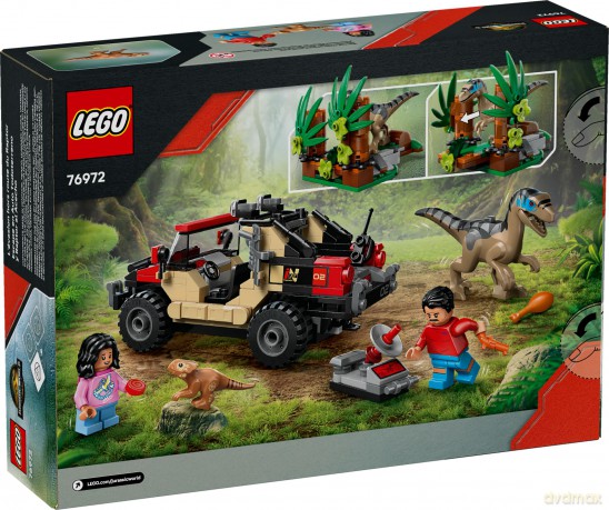 LEGO Jurassic World Ucieczka terenówką przed raptorem (76972) [KLOCKI]