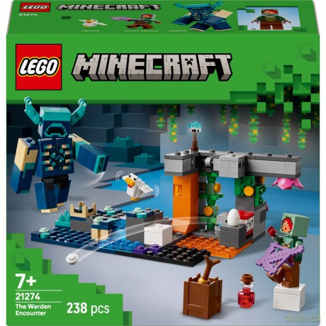 LEGO Minecraft Spotkanie ze strażnikiem (21274) [KLOCKI]