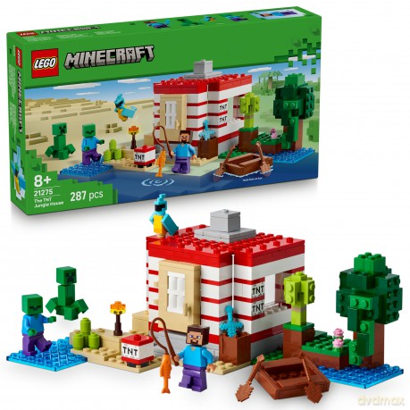LEGO Minecraft Dom TNT w dżungli (21275) [KLOCKI]