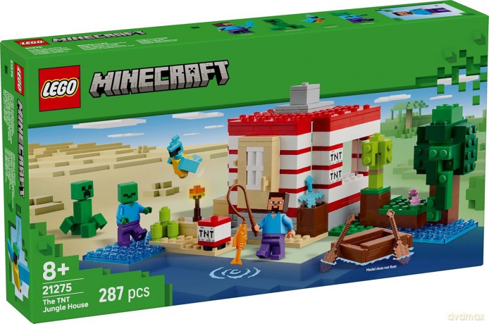 LEGO Minecraft Dom TNT w dżungli (21275) [KLOCKI]
