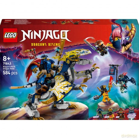 LEGO Ninjago Mech smoczego jeźdźca Rogue'a (71843) [KLOCKI]