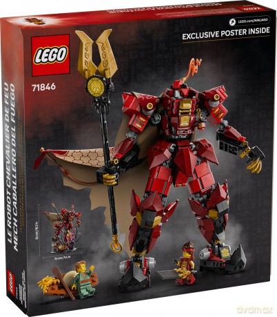 LEGO Ninjago Mech ognistego rycerza (71846) [KLOCKI]