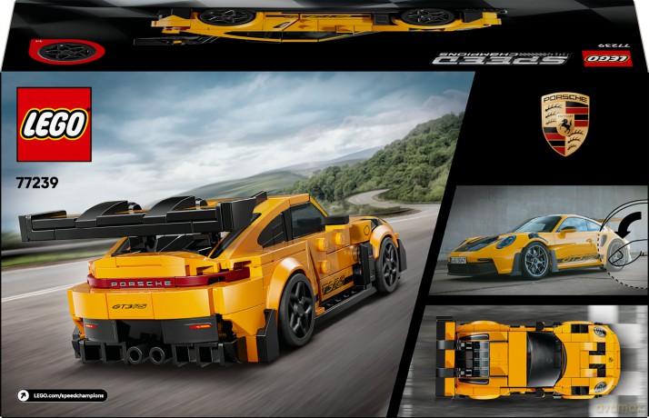 LEGO Speed Champions Supersamochód Porsche 911 Gt3 Rs (77239) [KLOCKI]