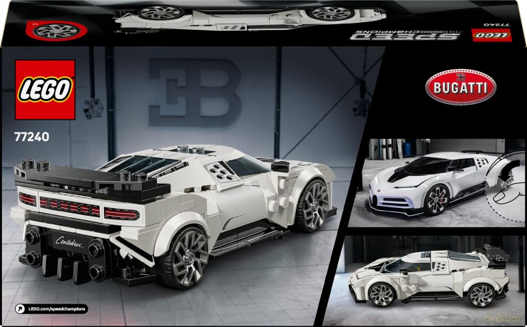 LEGO Speed Champions Hipersamochód Bugatti Centodieci (77240) [KLOCKI]