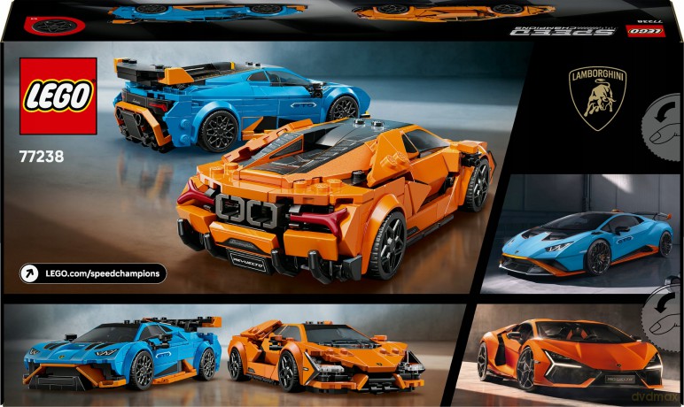 LEGO Speed Champions Lamborghini Revuelto I Huracán Sto (77238) [KLOCKI]