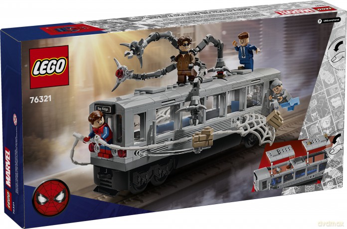 LEGO Super Heroes Marvel Super Heroes - Spider-Man kontra Doc Ock ? scena w metrze (76321) [KLOCKI]