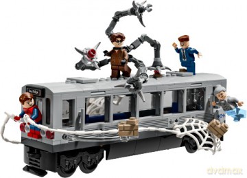LEGO Super Heroes Marvel Super Heroes - Spider-Man kontra Doc Ock ? scena w metrze (76321) [KLOCKI]