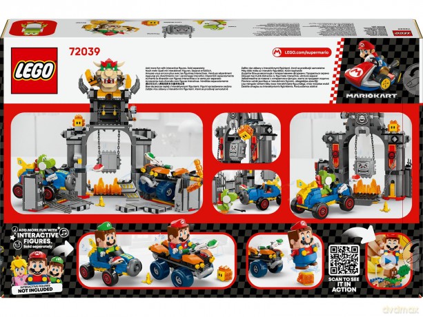 LEGO Super Mario Mario Kart Bowser i jego zamek (72039) [KLOCKI]