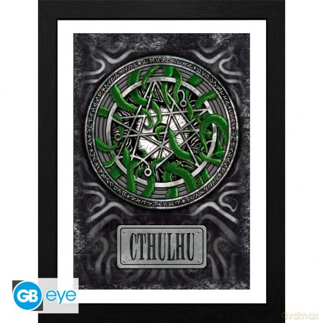 CTHULHU - Plakat w ramie Necronomicon (30x40)