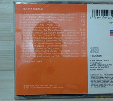 Tebaldi: Italian Opera Arias [CD]