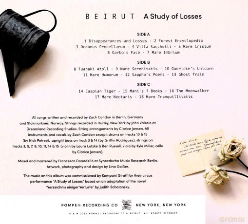 Beirut: A Study Of Losses [CD]