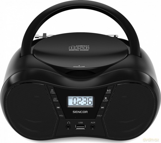 Radioodtwarzacz CD SPT 2300 BK CD/MP3/USB/BT Radio FM