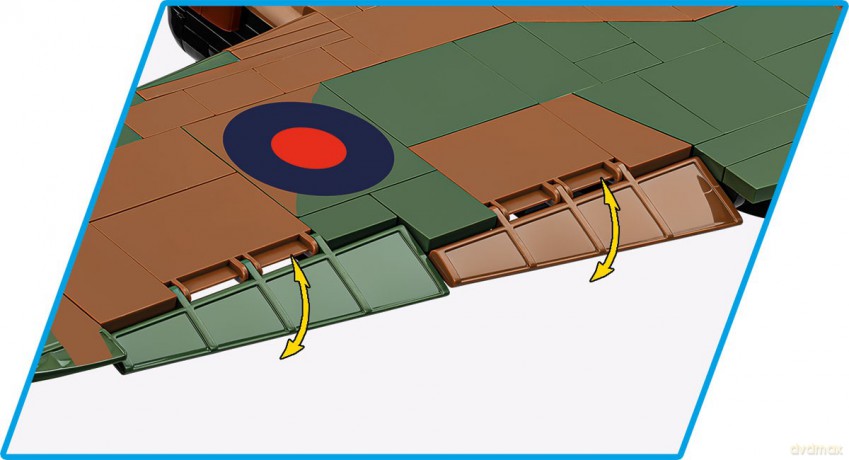Klocki Avro Lancaster B.III 1595 klocków