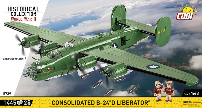 Klocki Consolidated B-24D Liberator 1445 klocków