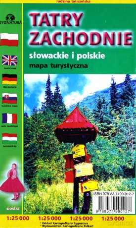 Tatry Zachodnie.Słowackie i polskie [KSIĄŻKA]