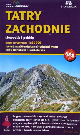 Tatry Zachodnie.Słowackie i polskie [KSIĄŻKA]