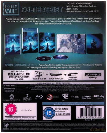 Poltergeist (Duch) (The Film Vault) (steelbook) [Blu-Ray 4K]+[Blu-Ray]