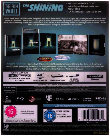 Lśnienie (The Film Vault) (steelbook) [Blu-Ray 4K]+[Blu-Ray]