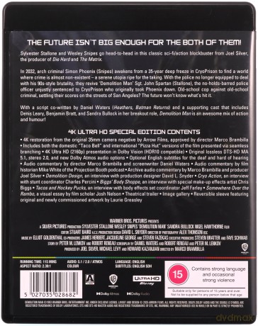Demolition Man (Człowiek-demolka) [Blu-Ray 4K]