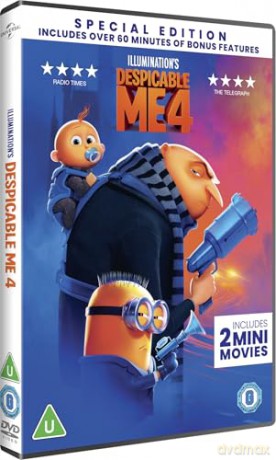 Despicable Me 4 (Gru i Minionki: Pod przykrywką) [DVD]