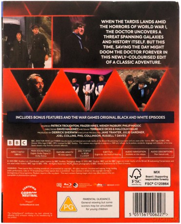 Doctor Who: The War Games In Colour [4xBlu-Ray]