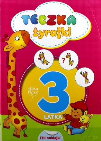 Teczka Żyrafki 3 latka [KSIĄŻKA]
