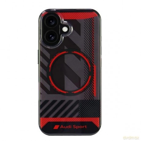Etui Audi IML Sport MagSafe na iPhone 16 6.1" - czarne