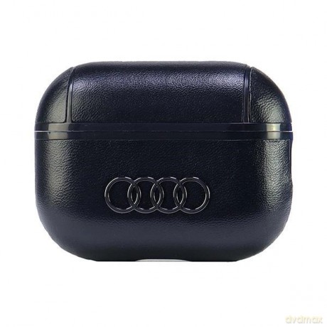 Etui Audi Leather Big Logo na AirPods Pro 2 - czarne