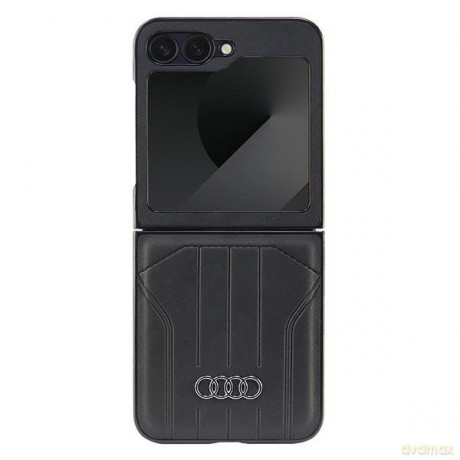 Etui Audi Synthetic Leather MagSafe na Samsung Galaxy Z Flip 6 - czarne