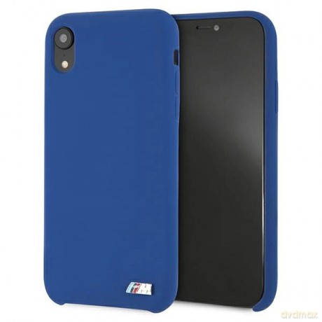 Etui BMW Silicone M Collection na iPhone Xr - niebieske