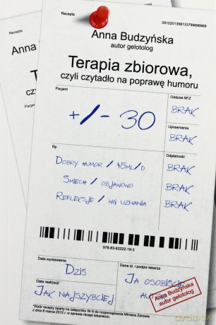 Terapia zbiorowa,czyli czytadło na poprawę humoru [KSIĄŻKA]